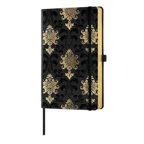 CASTELLI NOTEBOOK MID RUL C AND G BAROQUE GOLD